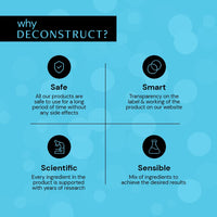 Deconstruct Hyaluronic Acid Lip Balm With 1% Cupuacu Butter | For Fuller lips, Dry Lips, Reduces Flakiness | Protects & Nourishes Dry Chapped Lips | Lip Balm For Women & Men | 4gm