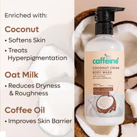 mCaffeine Body Wash with 3 Different Fragrances | Pure Bliss for Soft, Aromatic Skin Coconut Cream, Pumpkin Spice Latte & Blueberry Blast Shower Gel Trio For Both Women and Men -300 ml Each