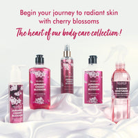 THE LOVE CO. Luxury Japanese Cherry Blossom Bubble Bath - Aromatherapy Soap and Bath Oil with Epsom Salt for Dry Skin - Moisturizing and Soothing - Suitable for All Ages and Sensitive Skin - Luxury Bubble Bath for Self-Care - 295ml