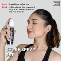 Iba Must Have Makeup Setting Spray, 100ml-Keeps Makeup Intact | Long Lasting Dewy Finish | Makeup Fixer Spray for Face | Enriched with Hyaluronic Acid, Coconut Water & Chamomile Extract | Alcohol-Free | Halal Certified & Vegan