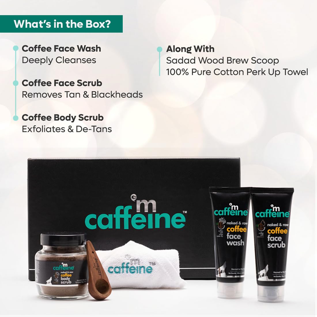 mcaffeine Moment Gift Set For Men And Women With Natural Skin Care Products|Wedding Gifts For Couples|Best Gift To Pamper Your Loved Ones|Perfect Valentine Present For Him/Her|Birthday Anniversary