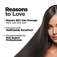 BBLUNT BBLUNT Bond Repair Shampoo - 300ml | Repairs damaged hair by 89% in just 1 use* | Powered with MaliPeptide BondTech | Recommended By Hair Experts | For Men & Women | SLS & Paraben Free