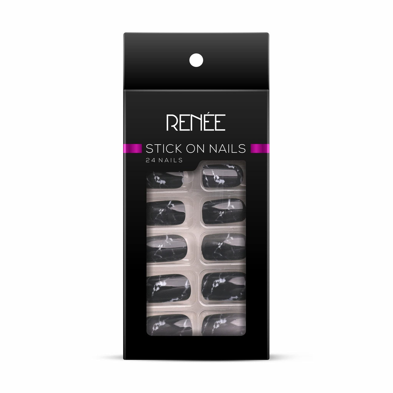 RENEE Stick On Nails DN 03| 24 Reusable Artificial Fake Nail Set| Lightweight & Long Lasting & RENEE Eau De Parfum OUD Aspire Premium Long Lasting Luxury Perfume Scent, 50ml