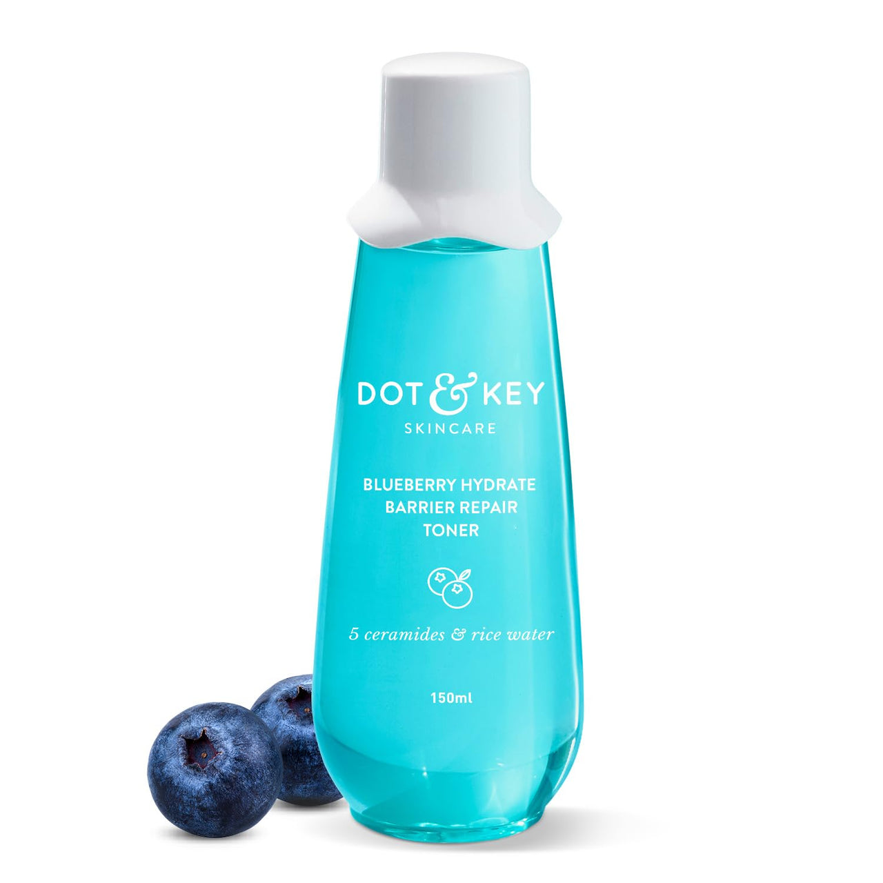 Dot & Key Rice Water Hydrating Toner With Hyaluronic |Rice Water Toner For Dry Skin, Sensitive Skin & Oily Skin |Alcohol-Free |Quick Absorbing & Non Sticky, For Hydrated Skin |Exfoliates Pores |150ml