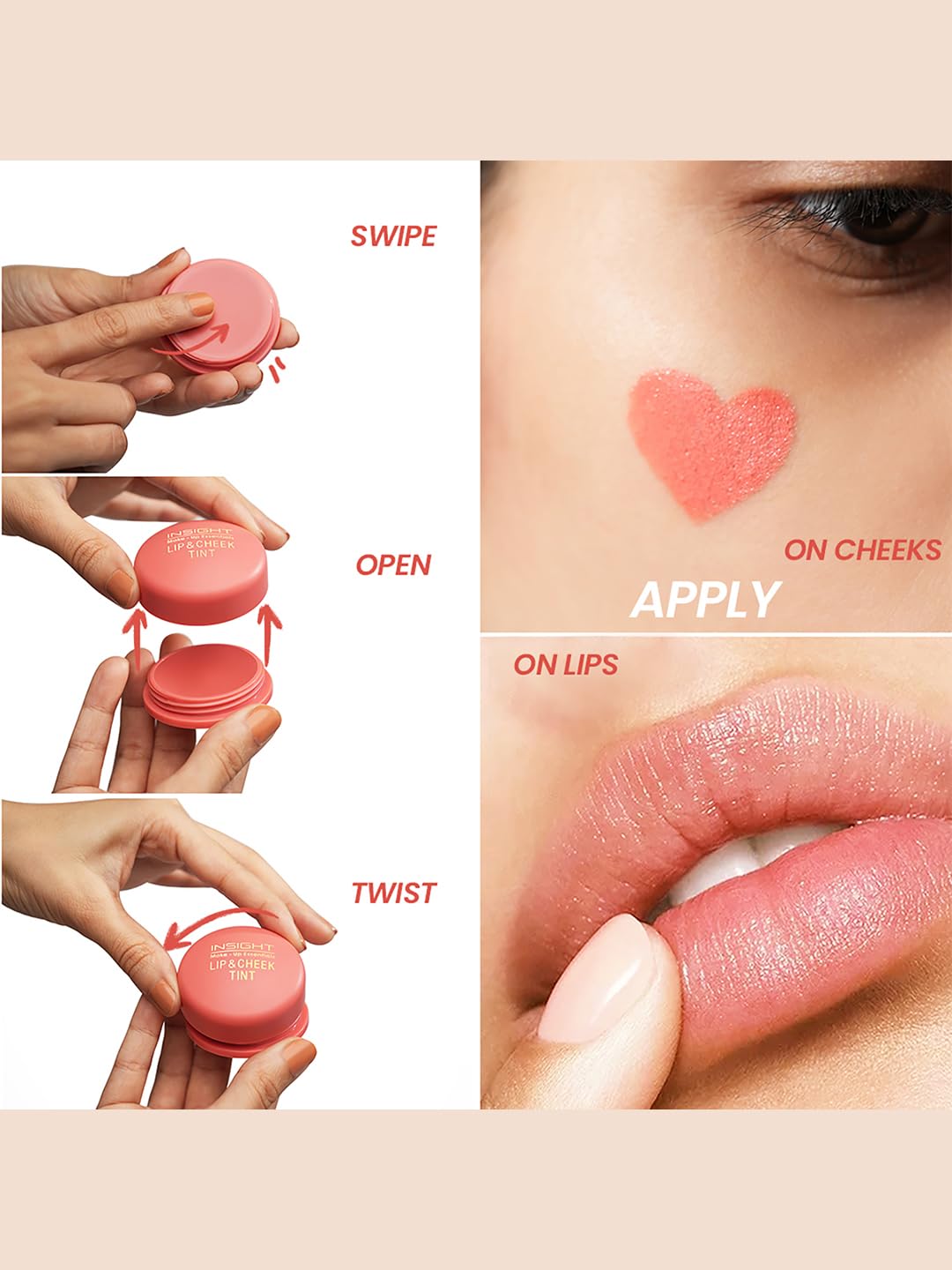 Insight Cosmetics Lip & Cheek Tint, B07-05