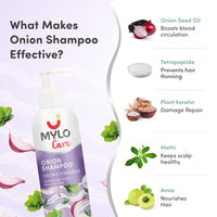 Mylo Pre & Post Pregnancy Hairfall Shampoo & Conditioner with Onion - 200 ml each