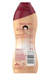 Spinz BB Brightening & Beauty Face Talc for Instant Brightness | Lasts 2X Longer, Covers Dark Spots and Blemishes, Gives Soft and Smooth Skin (Natural Beige) - 70 gm
