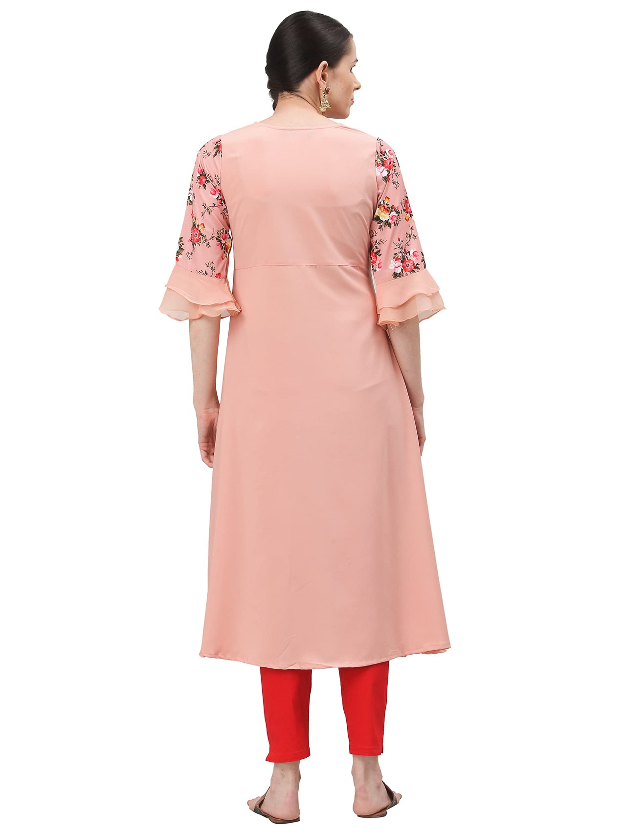 ALC Creation Women's  Crepe A-line Kurta