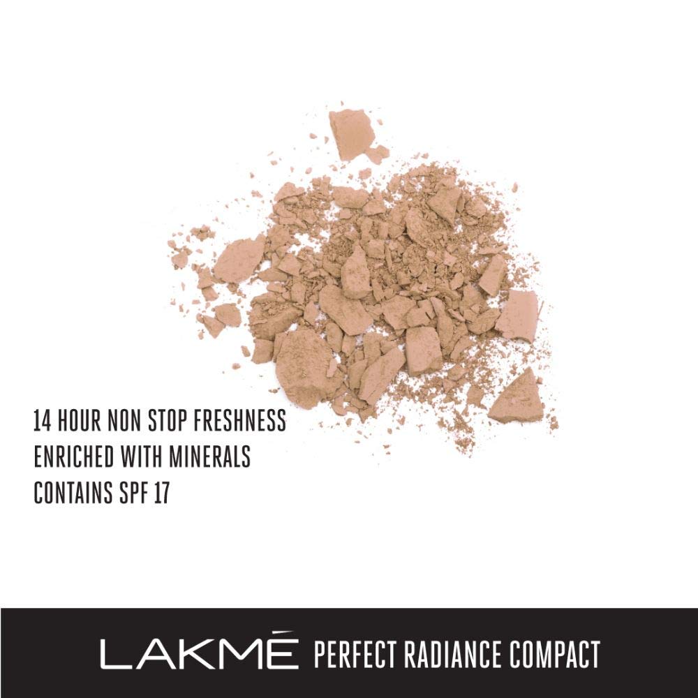 Lakmé Perfect Radiance Fairness Day Creme 50 g & Lakmé Perfect Radiance Compact, Golden Medium 03, 8g