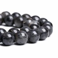 10MM 36PCS Natural Stone Black Labradorite Beads for Jewelry Making DIY Bracelet Energy Crystal Healing Power 10mm