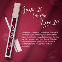 Oliva Liquid Lipstick, 12HR Long-lasting Matte Lipstick, Non Transfer, High Coverage, Water & Smudge Proof, Light Weight & Cruelty-Free - 2ml (Berry Smoothie 11)