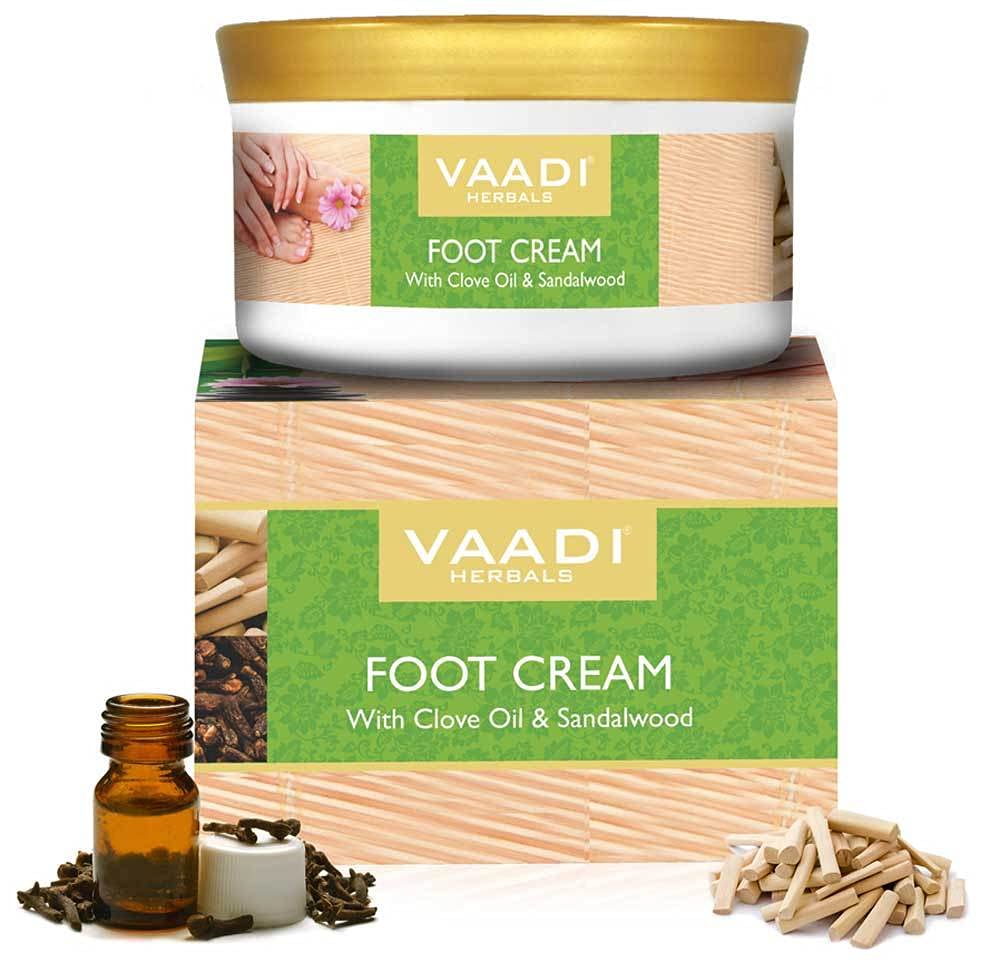 Vaadi Herbals Soothing And Refreshing Pedicure Manicure Spa Kit, 135g and Vaadi Herbals Foot Cream, Clove And Sandal Oil, 150G
