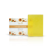 Barva Pure Glycerin Soap Contains Natural ingredients to Pamper your Skin, Luxurious Bathing Soaps for all Skin Types. (Calendula Gingerlily Bathing Bar Pack of 2)