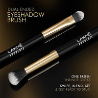 Lakmé Absolute Makeup Master Tools - Dual Ended Eyeshadow Brush