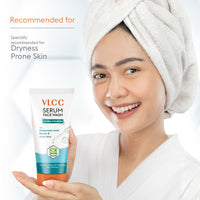 VLCC Serum Facewash - 100ml | with Hyaluronic Acid Serum to Softens and Nourishes Skin & Aloe Vera for Gentle Cleansing & Strengthing Skin Barrier | Dermatologically Tested