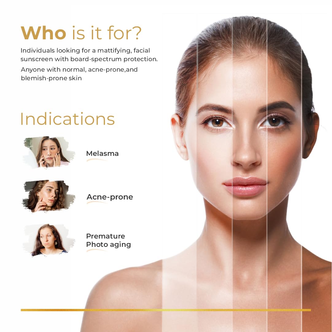 Brinton UV Doux Gold Silicone Sunscreen Gel SPF 50 PA+++ With Vitamin C&E|Clinically Tested,Water Resistant&Non- Greasy|UVA/UVB Protection Against UVA/UVB Rays| For All Skin Types,100 Gm (Pack Of 1)