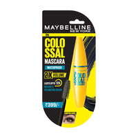 Maybelline New York Volume Express Colossal Masacara, Waterproof, Black, 10 Ml And Maybelline New York Hypercurl Mascara Waterproof, Black, 9.2Ml
