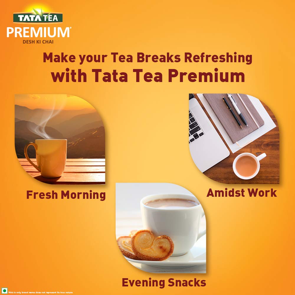 Tata Tea Premium 1kg, Desh Ki Chai, Unique Blend Crafted For Chai Lovers Across India, Black Tea, Loose Leaves