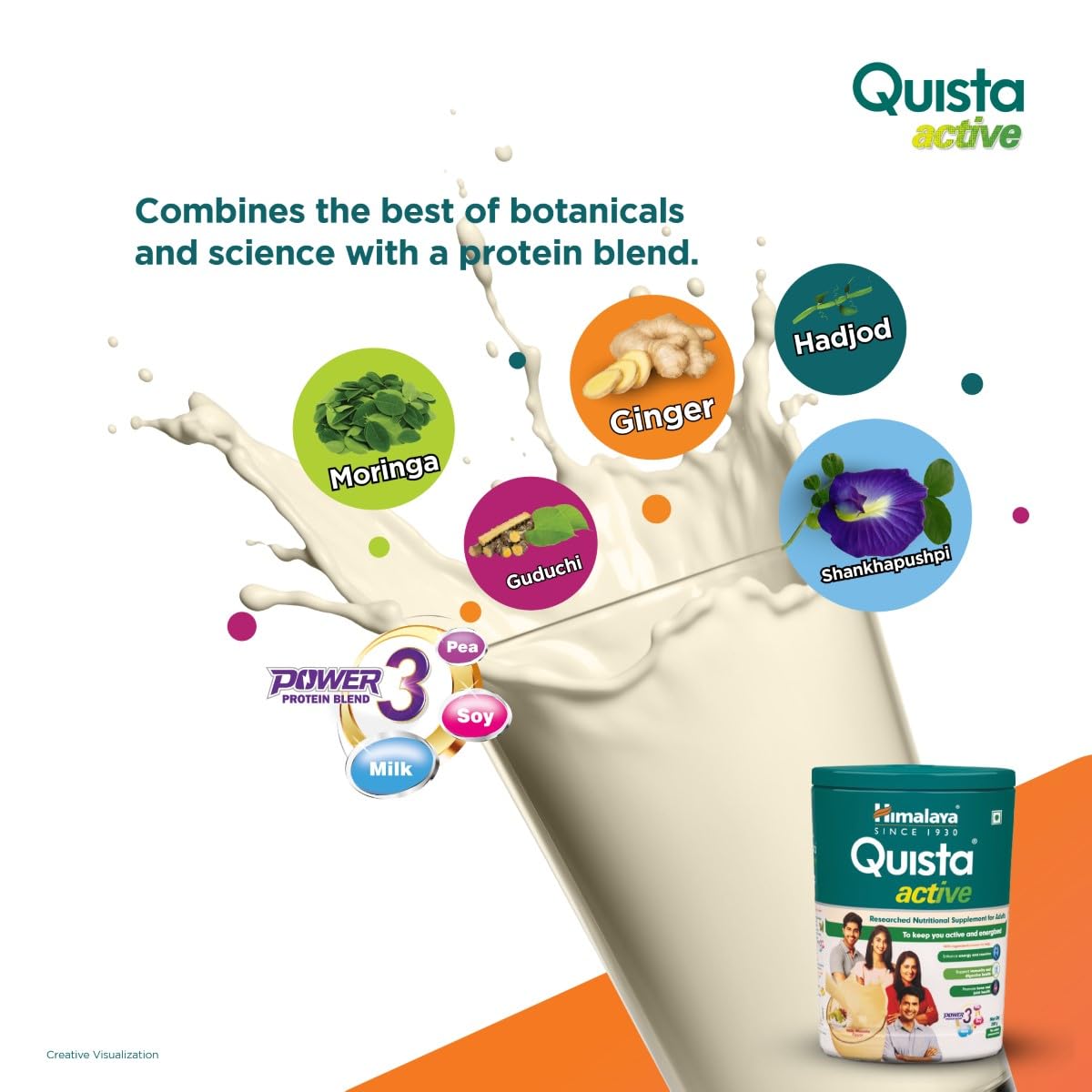 Himalaya QUISTA ACTIVE Powder 200G (MILK MASALA FLAVOUR)