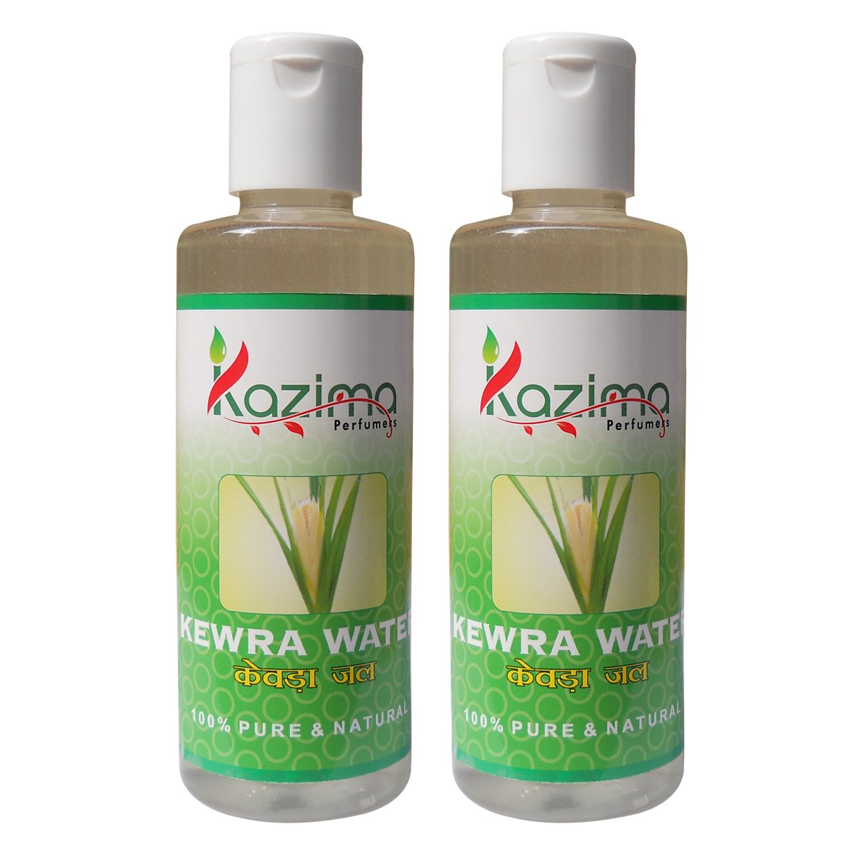 KAZIMA Kewra Water (2 Pcs of 100ML) - Pure Natural & Undiluted