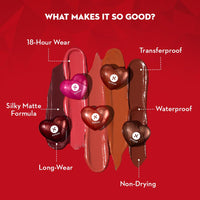 SUGAR Cosmetics LA LA Love Matte Liquid Lipstick | Lasts 18Hrs | Transferproof & Waterproof - 04 Mauve Mack