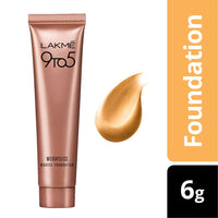 Lakmé 9 To 5 Weightless Mousse Foundation Mini, For All Skin,Beige Vanilla, Natural Matte Finish Cream Foundation, Long Lasting Full Coverage Face Makeup, 6g & Face It Compact, Pearl, 9g
