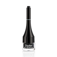 Dazller Eterna Eye Sensation Gel Eyeliner|Water-proof|Smudge-proof|Infused Herbal Extracts - Chamomile & Calendula|Flat Brush|Deep Matte Black|3g