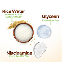 Mamaearth Rice Water Moisturizing Body Wash For All Skin Type With Rice Water&Hydrating Lily Scent For Dewy Glass Skin - 275 Ml|Intensely Moisturizes|Long Lasting Fragrance|Deeply Cleanses|Gentle