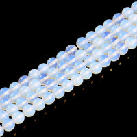 Natural Stone Beads 3mm Opal Gemstone Round Loose Beads Crystal Energy Stone Healing Power for Jewelry Making DIY,1 Strand 15