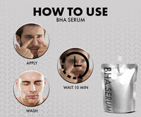 UrbanGabru Nose Strip with BHA Serum | Nose Strips for Blackhead, Whitehead Remover (4 Strips) | Pore Cleanser | with Natural Aloe Vera & Witch Hazel Extracts