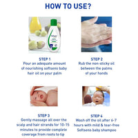 Softsens Baby - Natural Hair Oil | Enriched With Natural Oils of argan | Free from parabens, sulfates and harmful chemicals (Pack of 3)