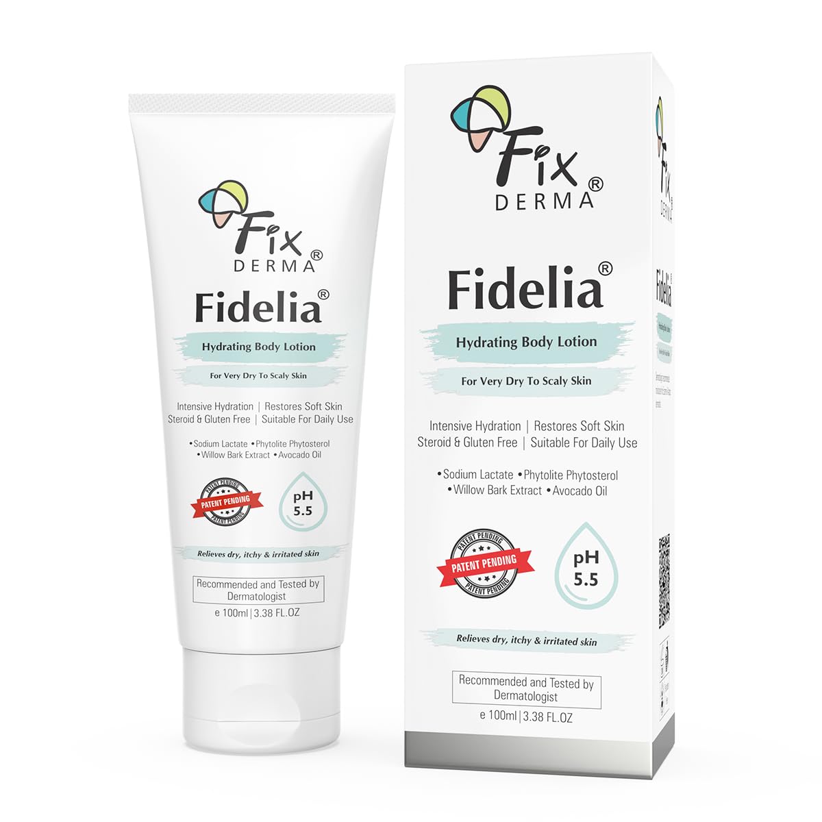 Fixderma Fidelia Hydrating Body Lotion | Moisturizer for face & Body | Body lotion for Winter | Body lotion for Women & Men Hydrating Lotion - 100 ml (Pack of 1)