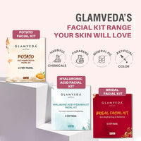 Glamveda Advance Anti Ageing & Skin Tightening Facial Kit | 6 steps | Lightens Fine Lines & Wrinkles | Sulphur & Paraben Free | 40 GM