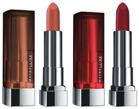 Maybelline New York Color Sensational Creamy Matte Lipstick, 695 Divine Wine, 3.9g And Maybelline New York Color Sensational Creamy Matte Lipstick, 657 Nude Nuance, 3.9g