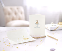 Papyrus Blank Birthday Card (Happy Birthday) Cake Slice