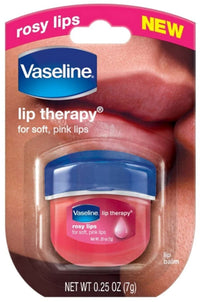 Vaseline Rosy Lip Therapy Size .25Z Rosy Lip Therapy .25Z, 1 Count, White