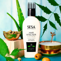 SESA Hair Vitalizer For Men 100Ml - Hair Growth Oil, Reduces Hair Fall, Nourishing Hair Oil For Men