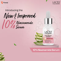Lacto Calamine 10% Niacinamide Face Serum | 30ml x Pack of 2 | Pore Minimizing, Acne Marks, Blemishes & Oil Balancing | Face Serum for Women & Men | Reduces Pigmentation | Dermatologically Tested