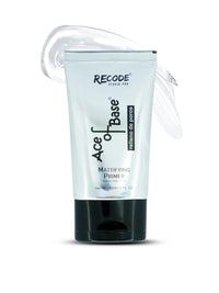 Recode Ace of Base Mattifying Primer for Face Makeup 30ml | Applicable on Oily & Dry Skin | Blurs Fine Lines, Wrinkles & Pores