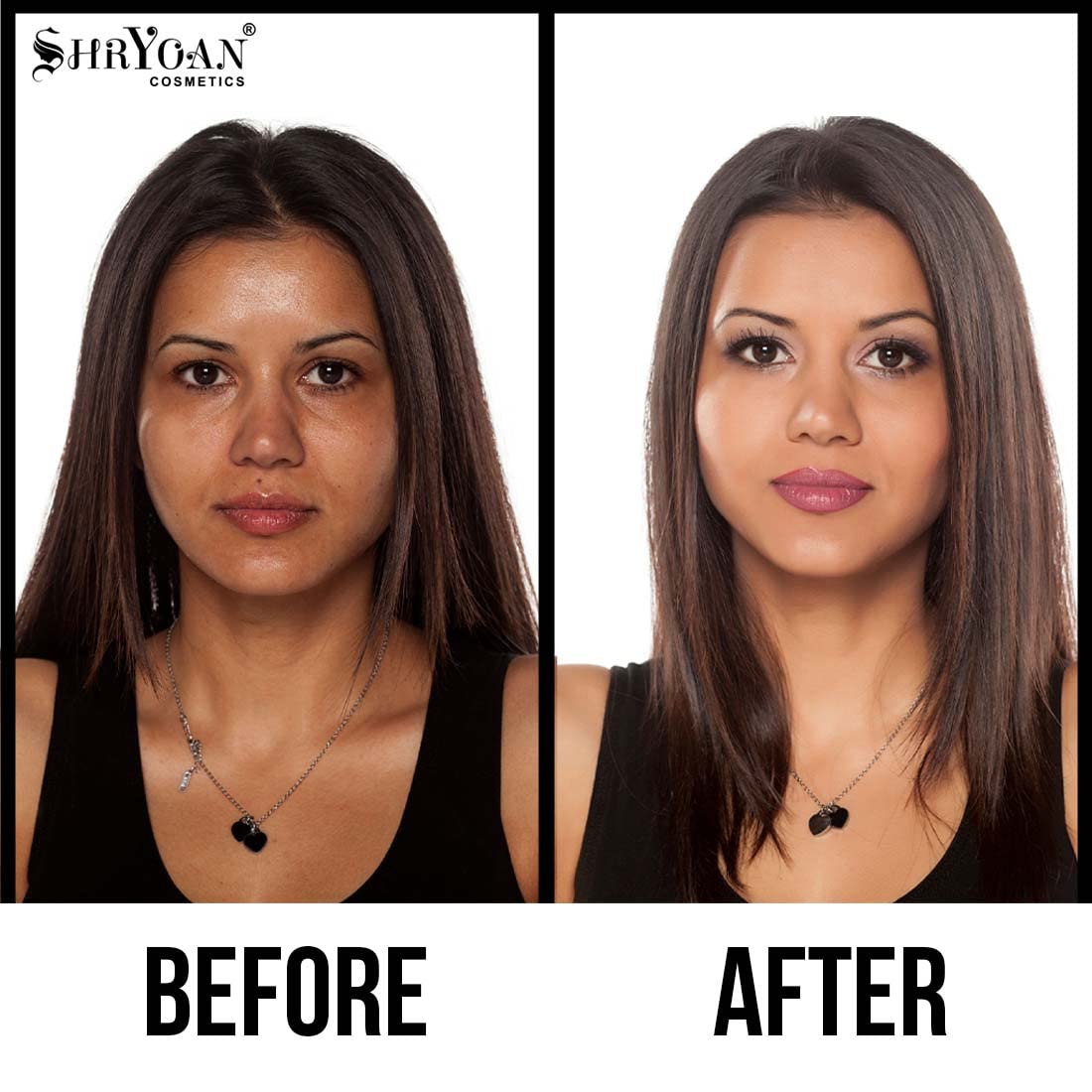 Shryoan High Coverage Foundation| Matte & Natural Finish Liquid Foundation and Long Lasting with Easy Blendable, Suitable for All Skin Types (50gm) (Shade 02)