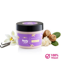 Plum BodyLovin' Vanilla Vibes Body Butter | Intense Moisture | Non-Greasy | Quick Absorbing | Rich Shea Butter Formula | For Dry To Very Dry Skin | Warm Vanilla Fragrance Body Cream (200 g)