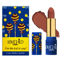 LoveChild Masaba - Hey Sugar - Luxe Matte Lipstick, Keeps Lips Moisturised, Long lasting, Bullet Matte Brown Sugar Lipstick, 4ML