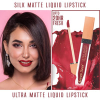 Seven Seas Ultra Matte Liquid Lipstick Trendy Nude Shade (Old Brick)