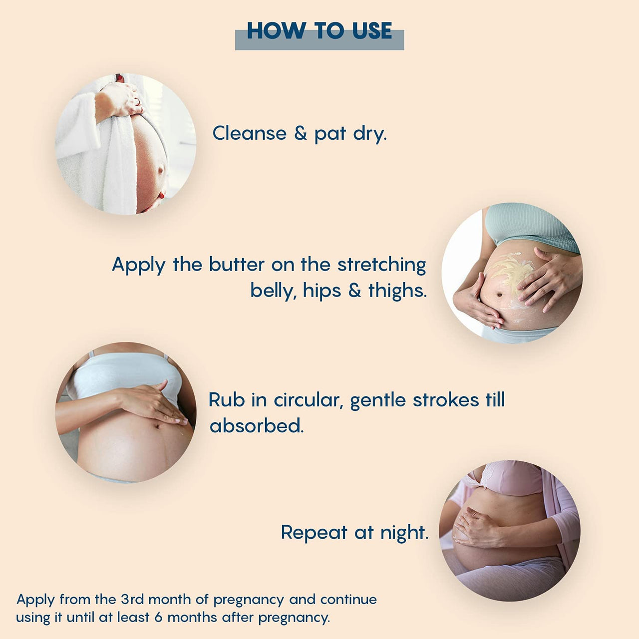 The Moms Co. Natural Body Butter (100 g) for pregnant belly, Dry Skin and Itchy Skin with Shea and Cocoa Butter