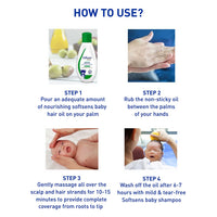 Softsens Baby Hair Care Duo - Hair Oil 100ml and Shampoo 200ml