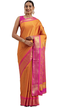 Pandadi Saree Women's  Cotton Silk Saree With Blouse Piece