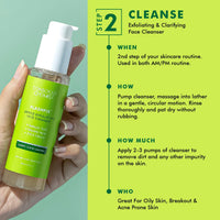 Conscious Chemist Deep Pore Cleansing Kit | 230ml | Oil Cleanser for Face, Salicylic Acid Face Wash, Face Wash for Women & Men with Oily and Acne Prone Skin for Glowing & Radiant Skin (Pack of 2)