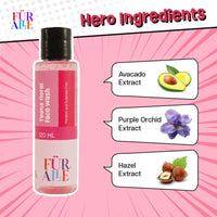 FurAlle Teens Floral Face Wash 120ml | Enriched with Aloe Vera, Purple Orchid, Oats & Avocado | Gentle Daily Cleanser for Boys & Girls | Fresh & Clean Skincare for Boys & Girls