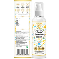 Mom & World Mineral Based Baby Sunscreen Lotion, Spf 50 Pa+++, Uva/Uvb Protection, Water Resistance, 120 ml