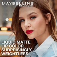 Maybelline New York Lipstick, Matte Finish, Non-Sticky and Non-Drying, Sensational Liquid Matte, 04 Easy Berry, 7ml